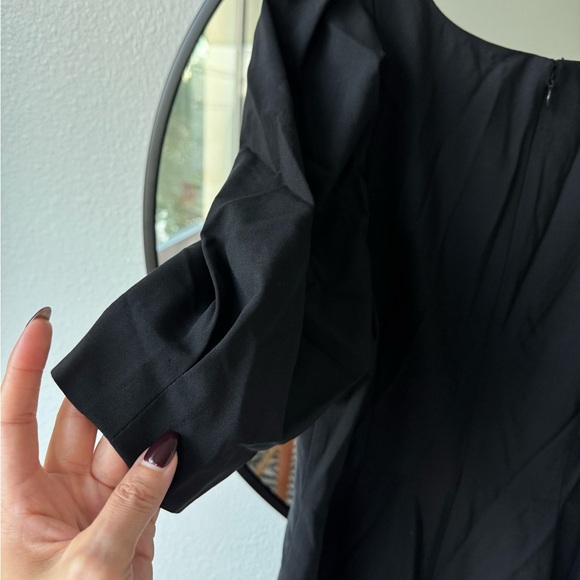 NWT J Crew Italian Wool Puff Sleeve Sheath Dress, Black, Women’s 4 - Picture 4 of 7